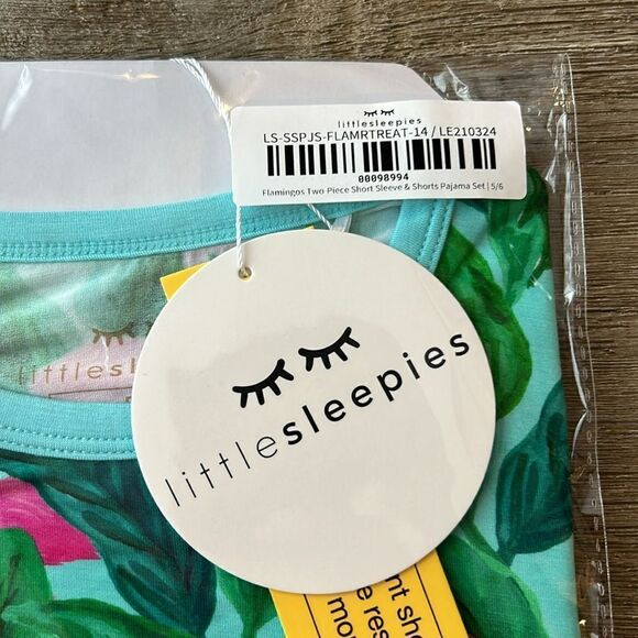 Brand New Little Sleepies Flamingo - Short Sleeve and Shorts - Picture 2 of 2